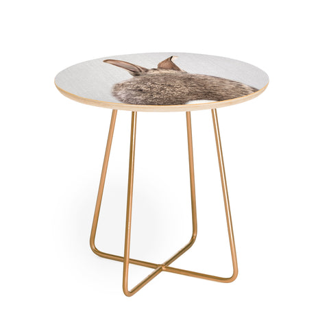 Gal Design Rabbit Tail Colorful Round Side Table