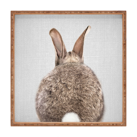 Gal Design Rabbit Tail Colorful Square Tray