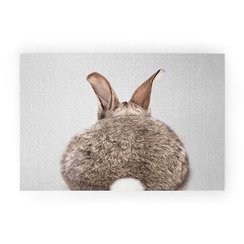 Gal Design Rabbit Tail Colorful Welcome Mat