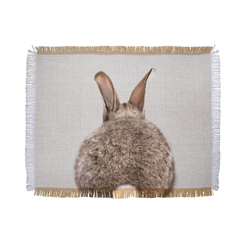 Gal Design Rabbit Tail Colorful Throw Blanket