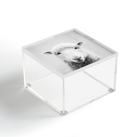 Gal Design Sheep Black White Acrylic Box