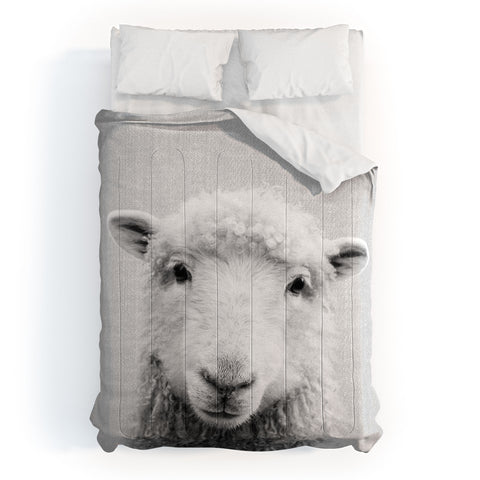 Gal Design Sheep Black White Comforter