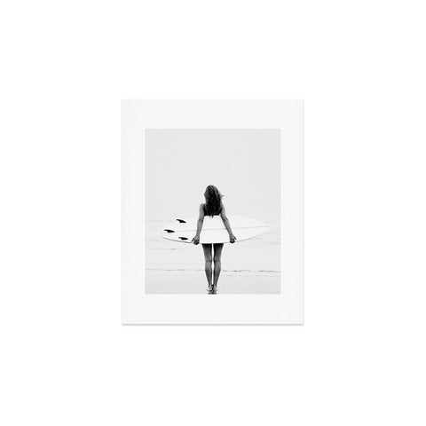 Gal Design Surf Girl Art Print