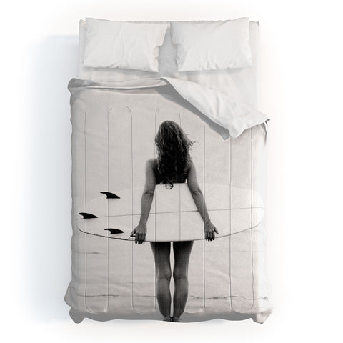 Gal Design Surf Girl Comforter