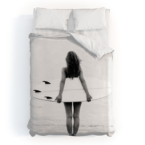 Gal Design Surf Girl Duvet Cover