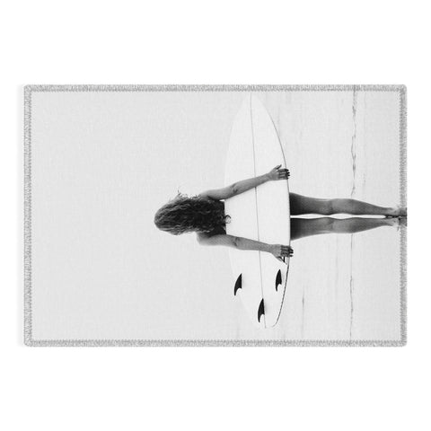 Gal Design Surf Girl Outdoor Rug