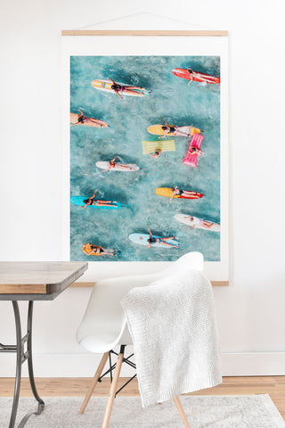 Gal Design Surf Sisters Art Print And Hanger
