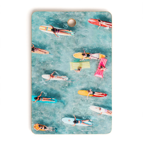 Gal Design Surf Sisters Cutting Board Rectangle