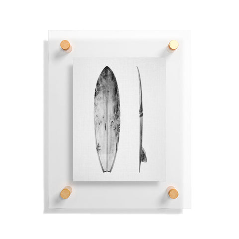 Gal Design Surfboard Floating Acrylic Print
