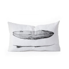 Gal Design Surfboard Oblong Throw Pillow
