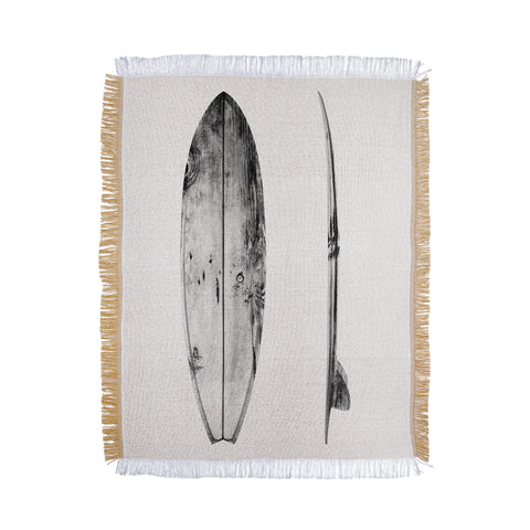 Gal Design Surfboard Throw Blanket