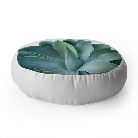 Gale Switzer Agave Blanco Floor Pillow Round