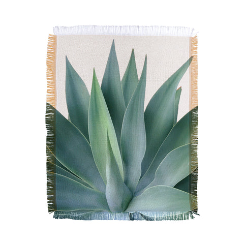 Gale Switzer Agave Blanco Throw Blanket