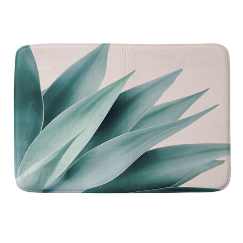 Gale Switzer Agave Flare II peach Memory Foam Bath Mat