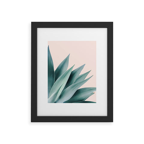 Gale Switzer Agave Flare II peach Framed Art Print