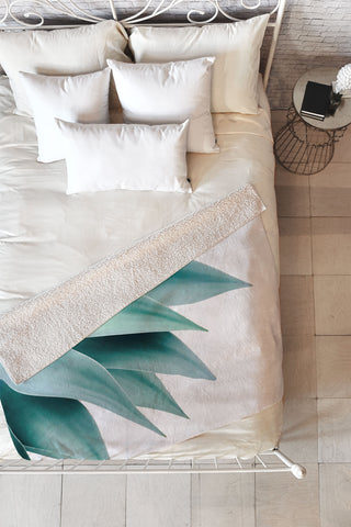 Gale Switzer Agave Flare II Fleece Throw Blanket