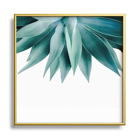Gale Switzer Agave fringe Metal Square Framed Art Print