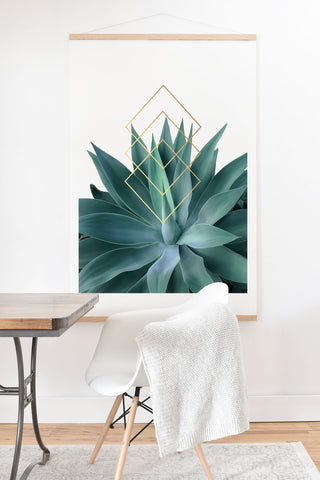 Gale Switzer Agave geometrics Art Print And Hanger