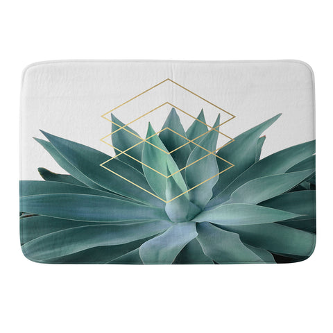 Gale Switzer Agave geometrics Memory Foam Bath Mat