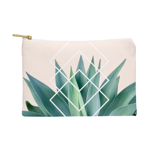 Gale Switzer Agave geometrics peach Pouch