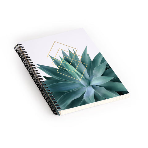 Gale Switzer Agave geometrics Spiral Notebook