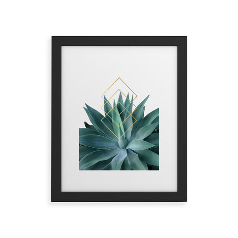 Gale Switzer Agave geometrics Framed Art Print