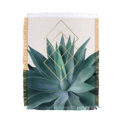 Gale Switzer Agave geometrics Throw Blanket