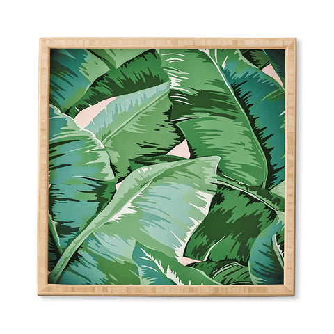 Gale Switzer Banana leaf grandeur II Framed Wall Art