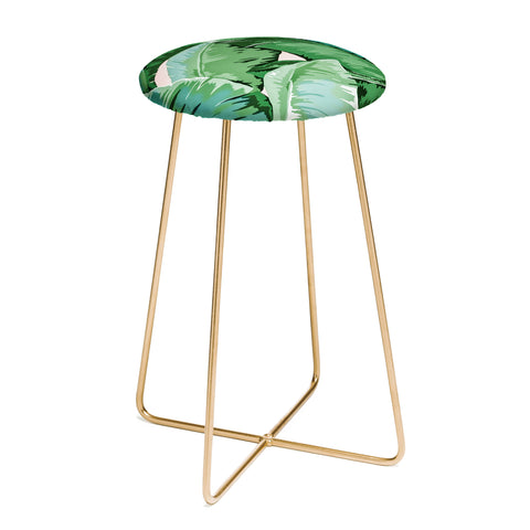 Gale Switzer Banana leaf grandeur II Counter Stool