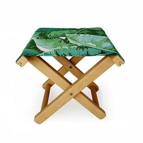 Gale Switzer Banana leaf grandeur II Folding Stool