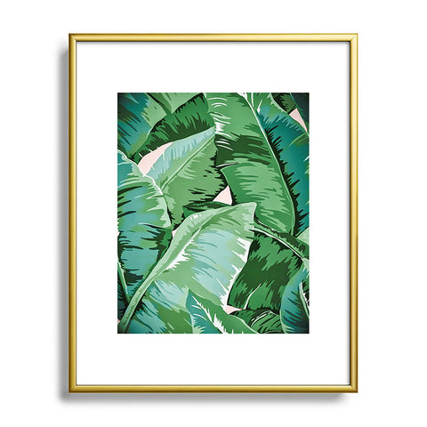 Gale Switzer Banana leaf grandeur II Metal Framed Art Print