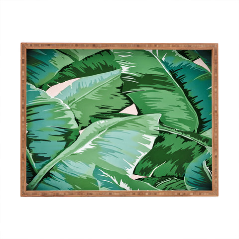 Gale Switzer Banana leaf grandeur II Rectangular Tray