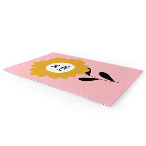 Gale Switzer Be Kind bloom Area Rug