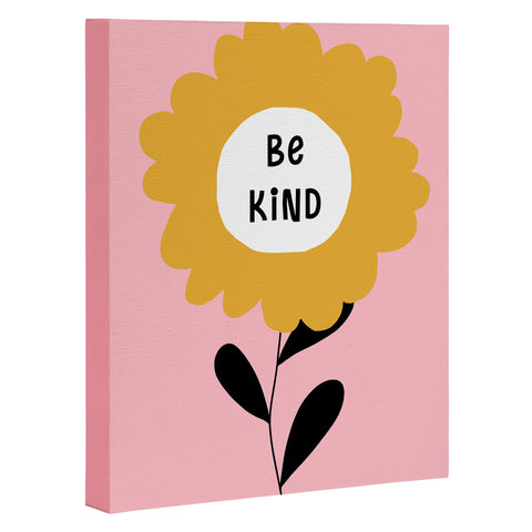 Gale Switzer Be Kind bloom Art Canvas