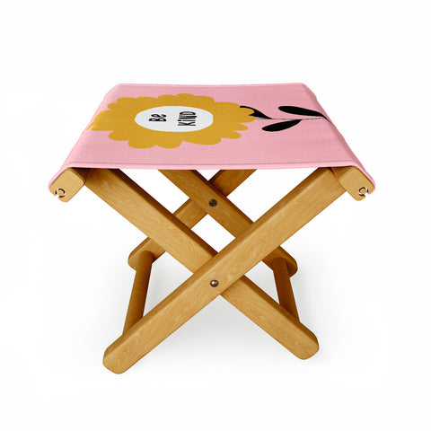 Gale Switzer Be Kind bloom Folding Stool