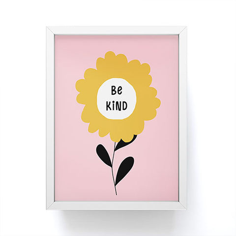 Gale Switzer Be Kind bloom Framed Mini Art Print
