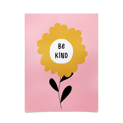 Gale Switzer Be Kind bloom Poster