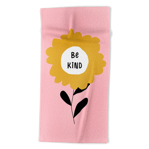 Gale Switzer Be Kind bloom Beach Towel