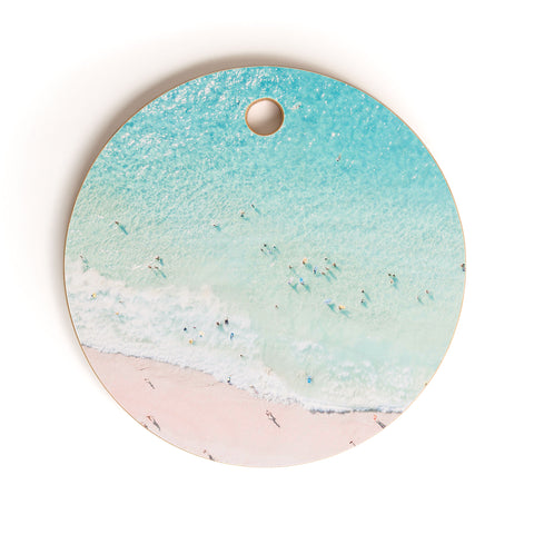 Gale Switzer Beach Sunday Cutting Board Round