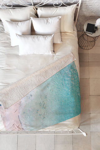 Gale Switzer Beach Sunday Fleece Throw Blanket