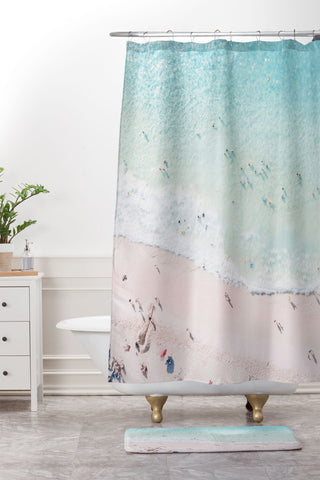 Gale Switzer Beach Sunday Shower Curtain And Mat