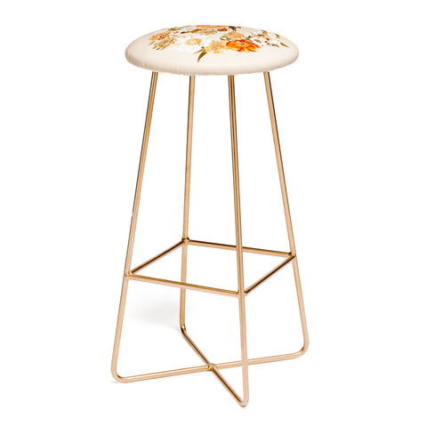 Gale Switzer Botanica bohemian Peace sign Bar Stool