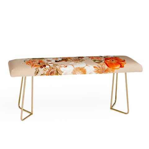 Gale Switzer Botanica bohemian Peace sign Bench