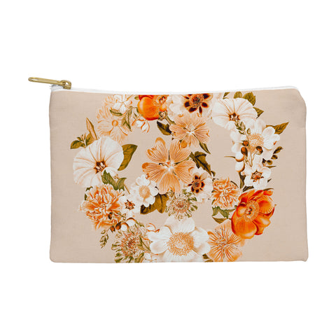 Gale Switzer Botanica bohemian Peace sign Pouch