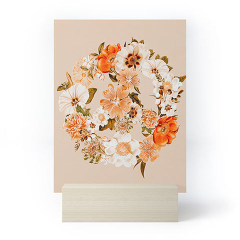 Gale Switzer Botanica bohemian Peace sign Mini Art Print