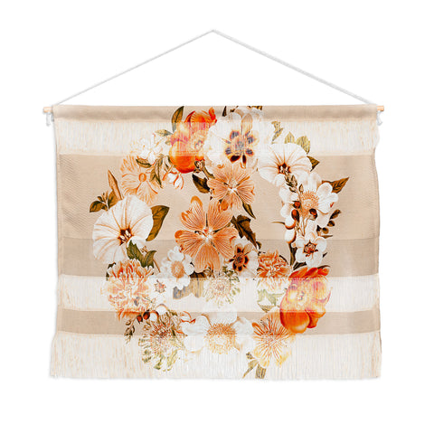 Gale Switzer Botanica bohemian Peace sign Wall Hanging Landscape