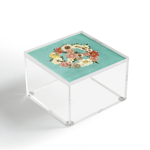 Gale Switzer Botanica Peace sign Acrylic Box