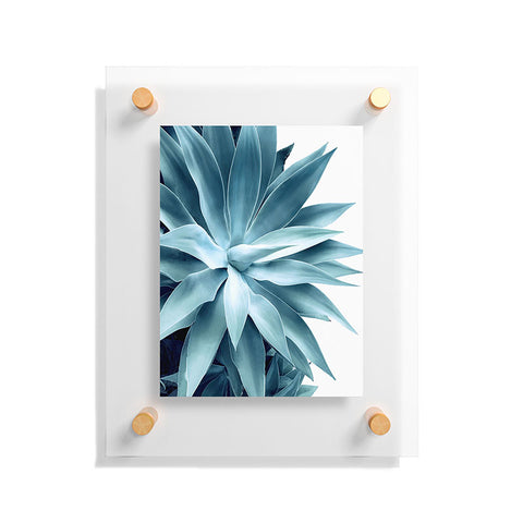 Gale Switzer Bursting into life teal Floating Acrylic Print