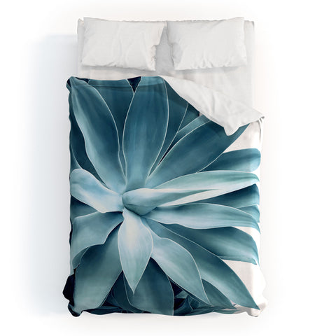 Gale Switzer Bursting into life teal Duvet Cover
