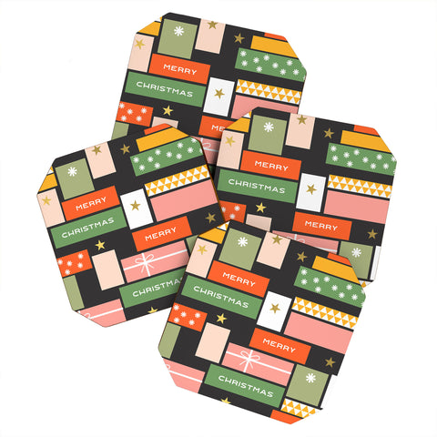 Gale Switzer Christmas presents Coaster Set